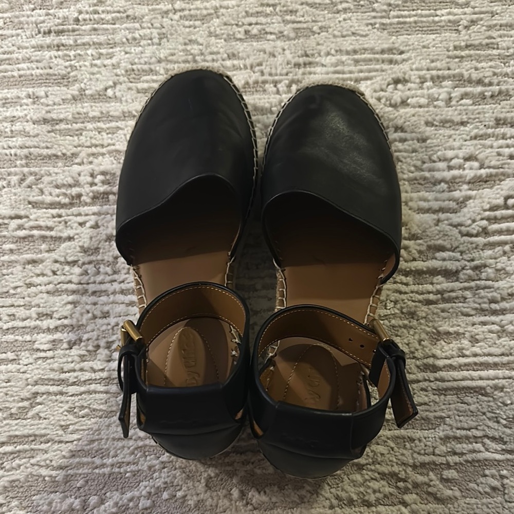 See By Chloe Black Espadrilles Shoes
